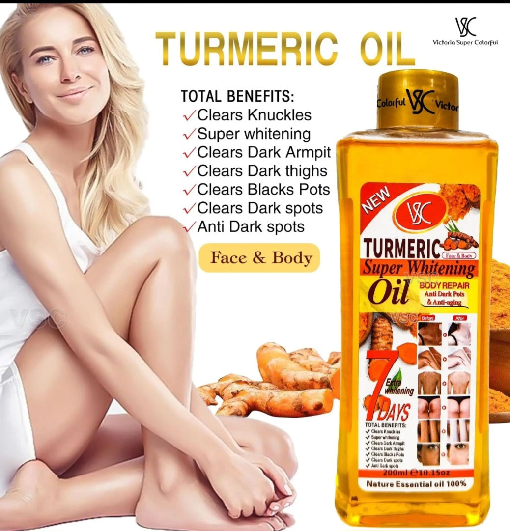 L'huile turmeric au curcuma