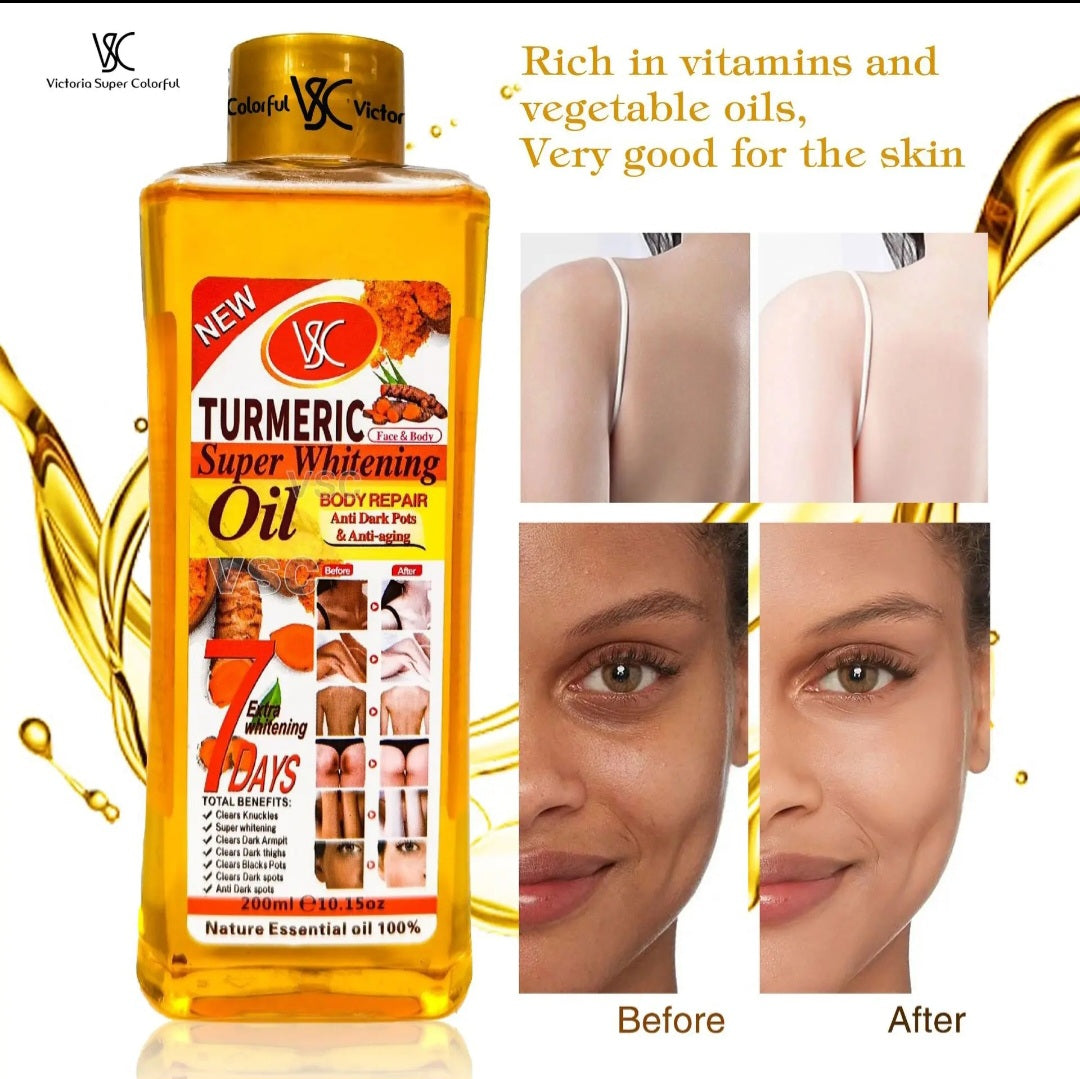 L'huile turmeric au curcuma