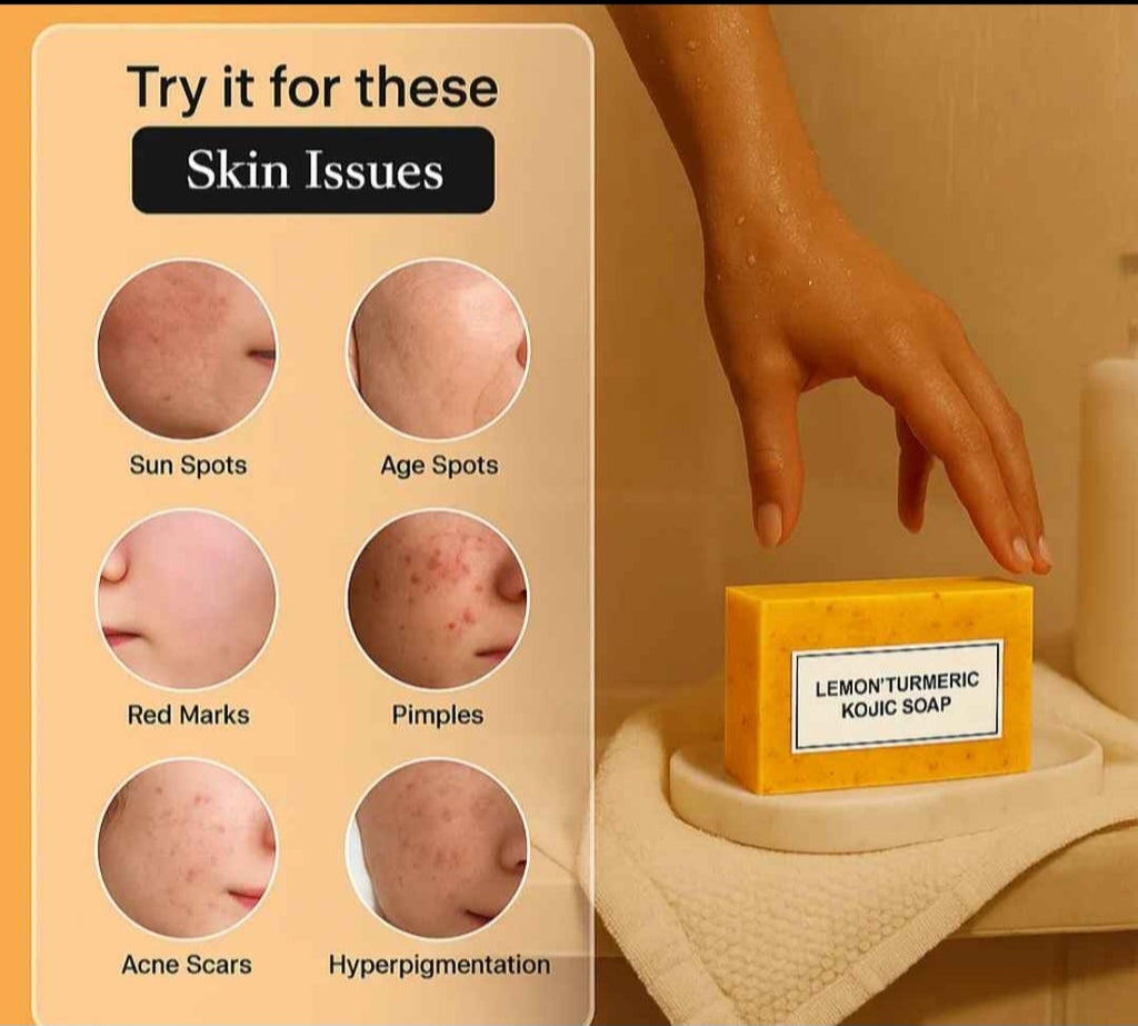 2 barre Savon turmeric à l'acide kojic 100 g